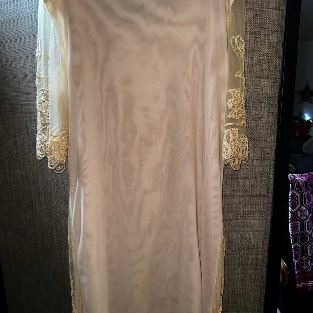 Simply Couture Long Sleeved Lace Dress Size XL - image 2