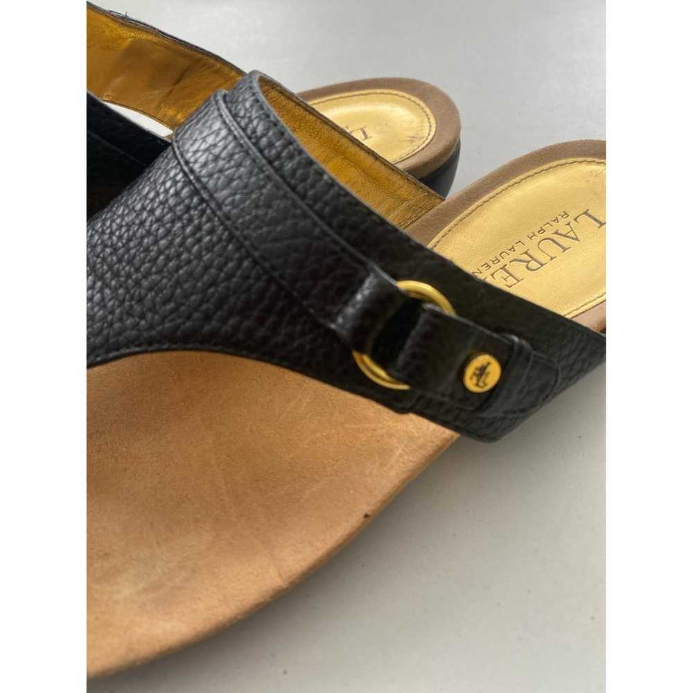 Lauren Ralph Lauren Leather flip flops - image 6