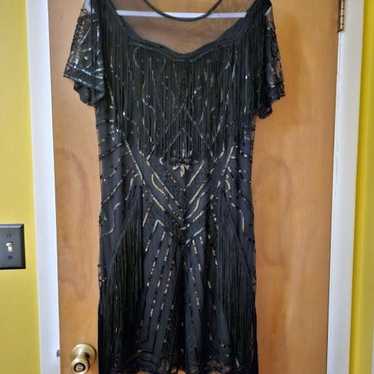 1920 Style Black Dress - image 1