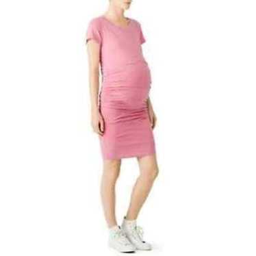 Sundry Pink Ruched Sides Maternity T Shirt Knit S… - image 1