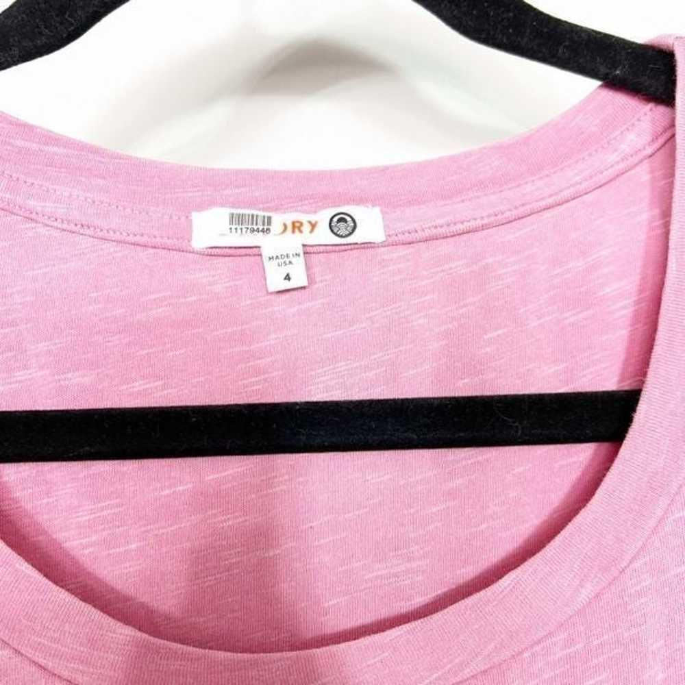 Sundry Pink Ruched Sides Maternity T Shirt Knit S… - image 3