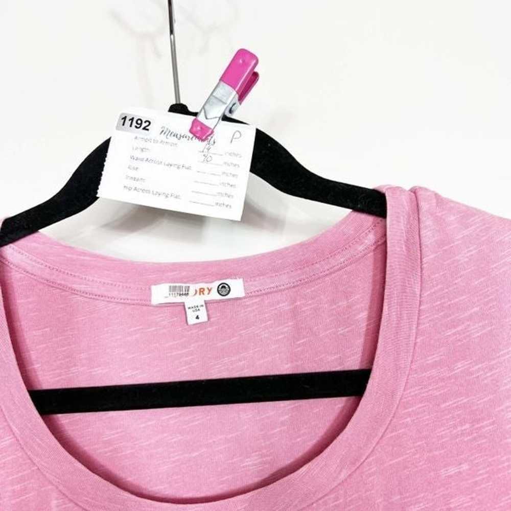 Sundry Pink Ruched Sides Maternity T Shirt Knit S… - image 4