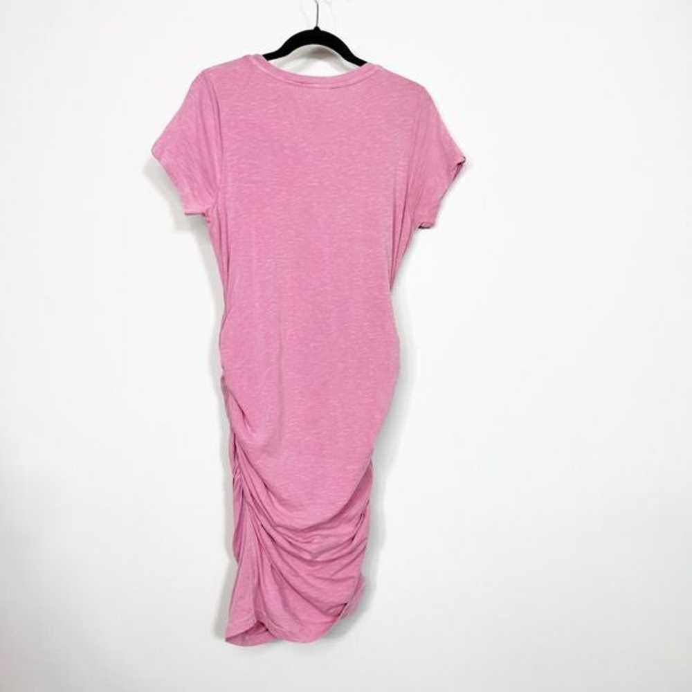 Sundry Pink Ruched Sides Maternity T Shirt Knit S… - image 5