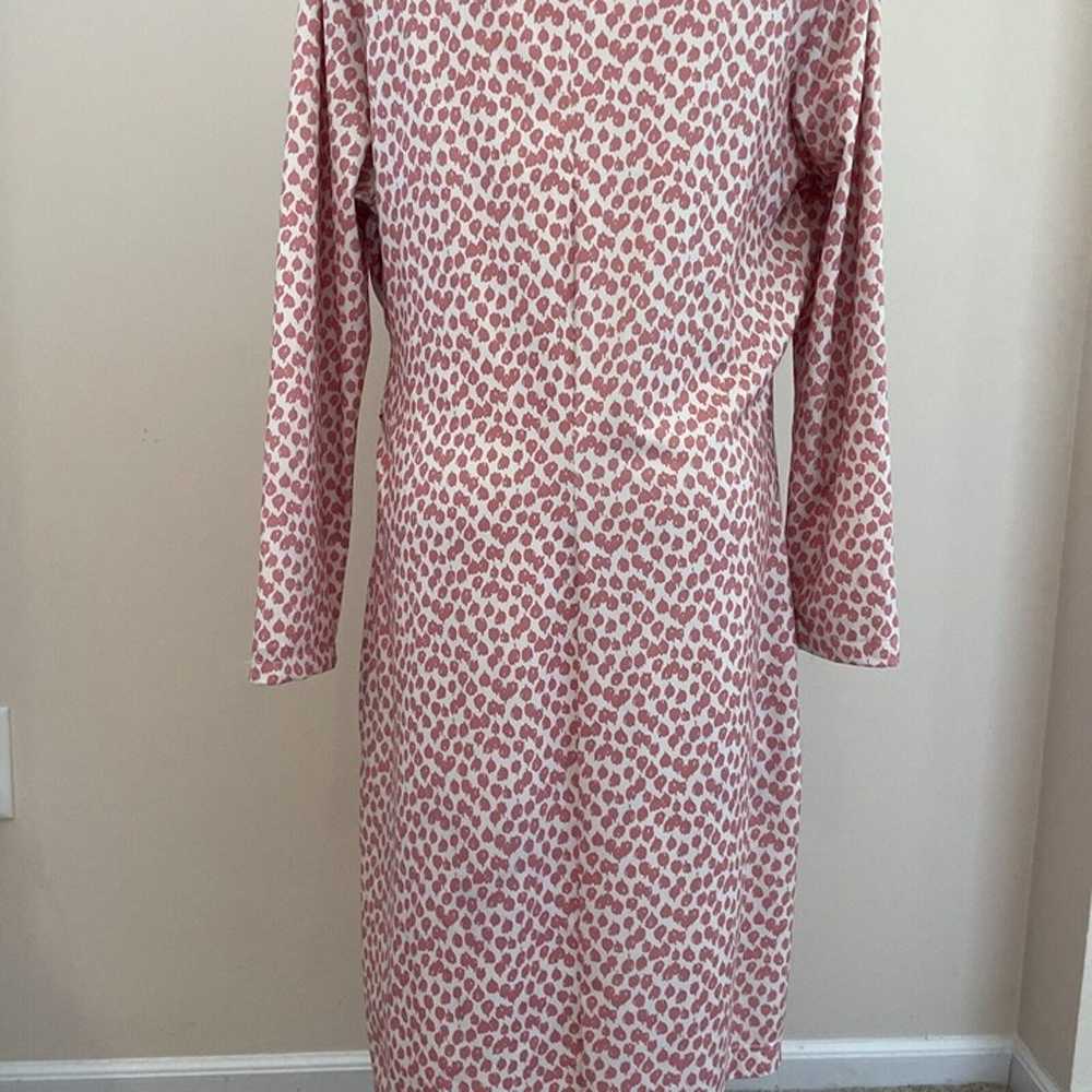 Vintage 80s Newport News Wrap Ditsy Print Dress W… - image 7