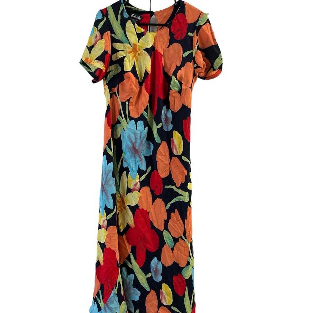 Floral midi dress - image 1