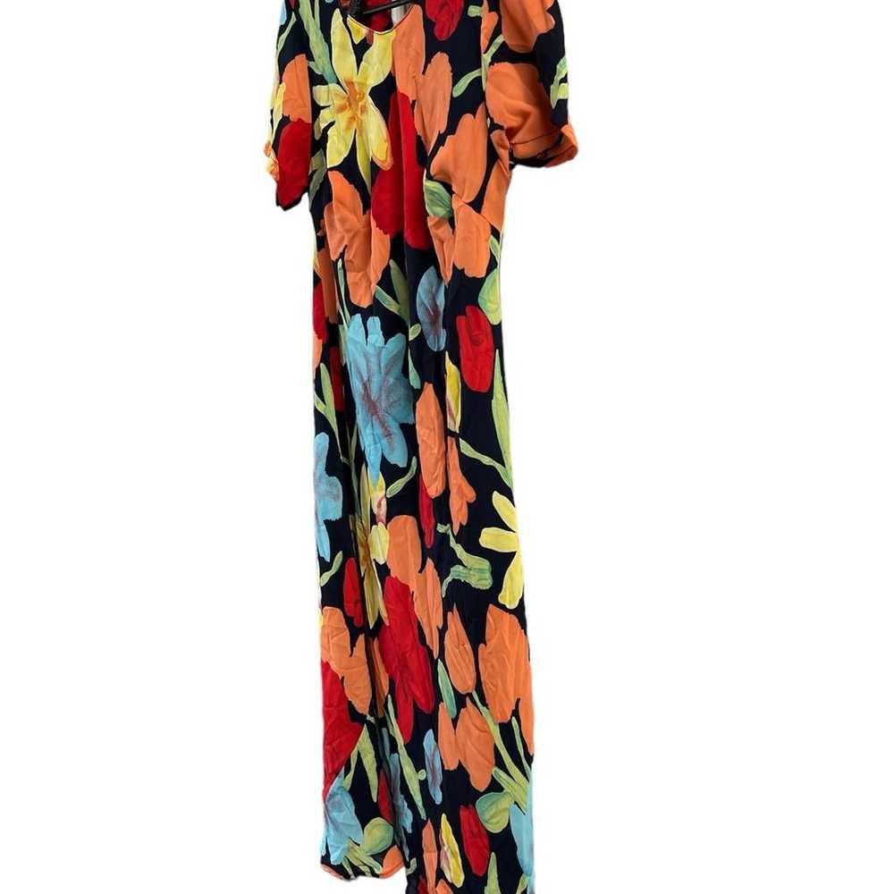 Floral midi dress - image 2