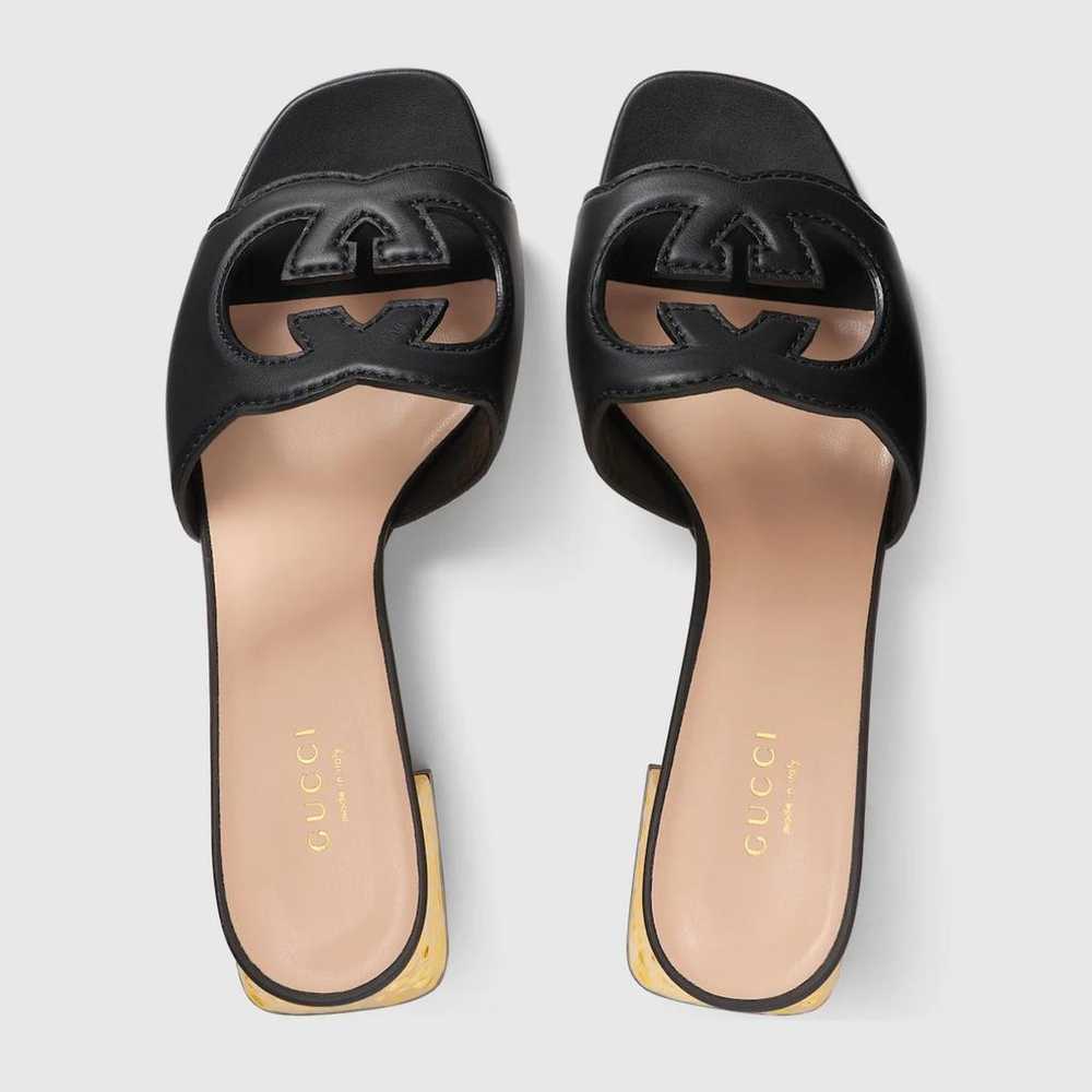 Gucci Leather sandal - image 2