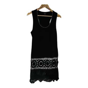 Vintage Moda International Crochet Black Sleevele… - image 1