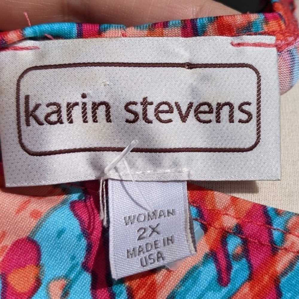 Vintage Karin Stevens Maxi dress - image 4