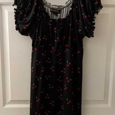 Vintage Cherry Dress - image 1