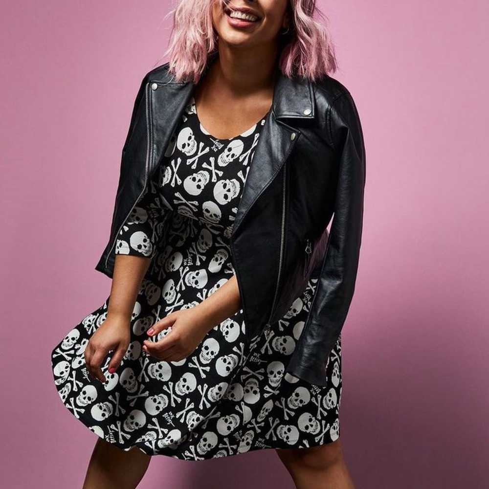 Torrid x Betsey Johnson Black Skull & Bones Ponte… - image 12