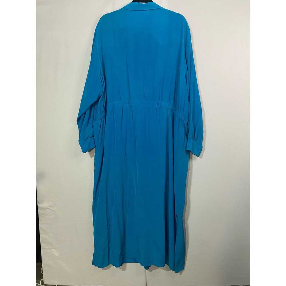 Diane Von Furstenberg 
Silk Assets shirt dress 3X… - image 5