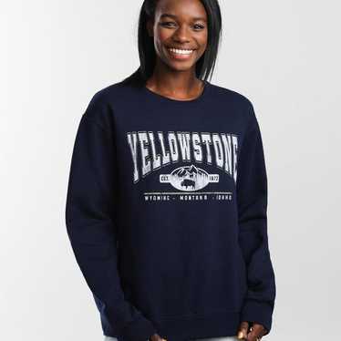 Vintage Yellowstone Pullover Sweatshirt - image 1