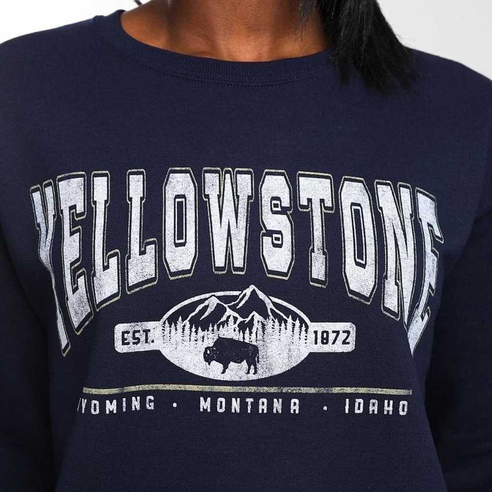 Vintage Yellowstone Pullover Sweatshirt - image 2