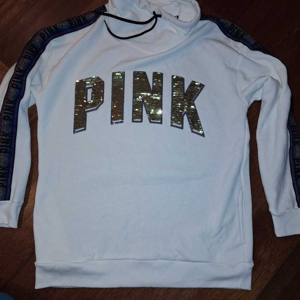 VS PINK VINTAGE BLING HOODIE - image 4