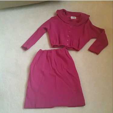 Fuschia Colored Skirt Set - image 1