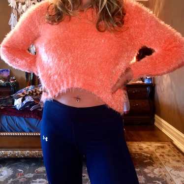 Cute Pink Sweater Cropped