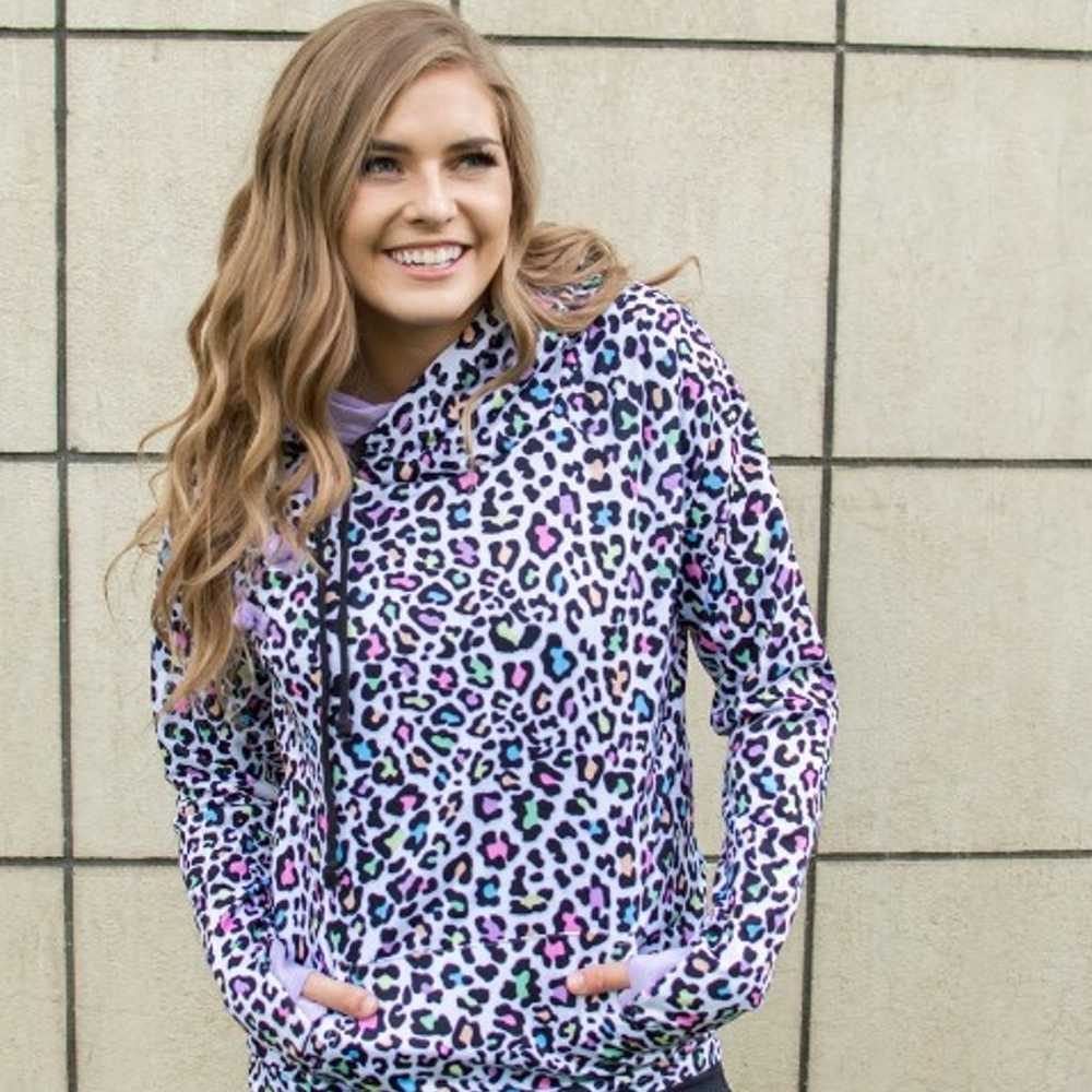 Rogue Society Vintage Leopard Hoodie - image 1