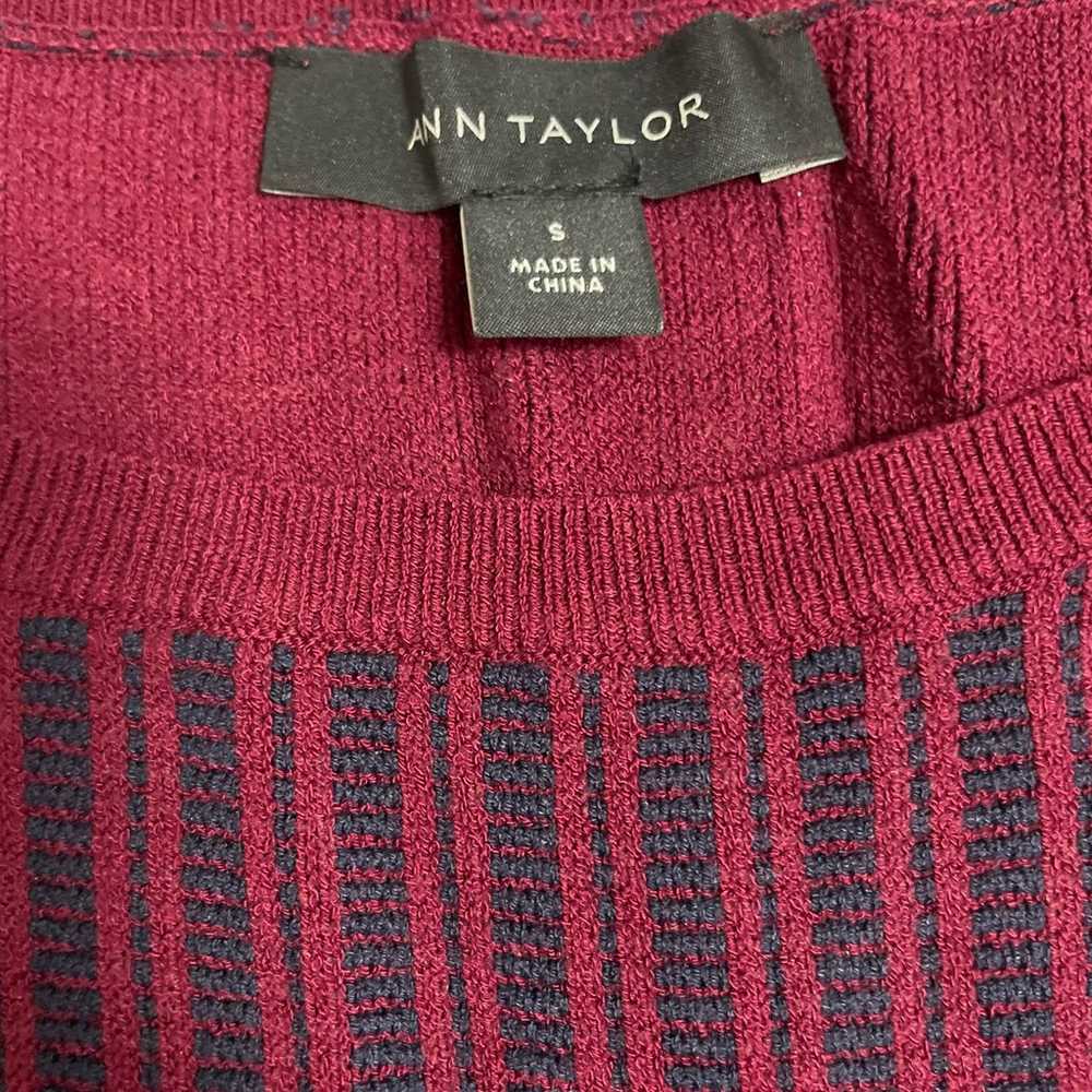 Ann Taylor Ribbed Peplum Sweater - image 3