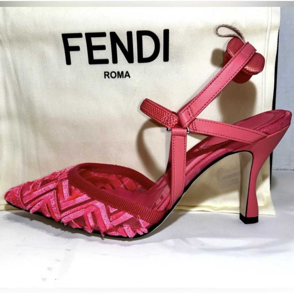 Fendi Colibri leather heels - image 5