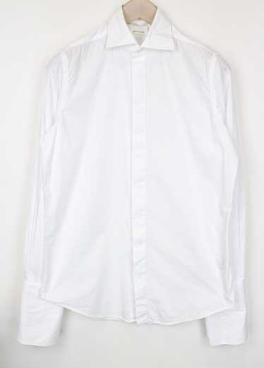 Suitsupply 37/14 1/2 Slim White Cotton Cutaway Col