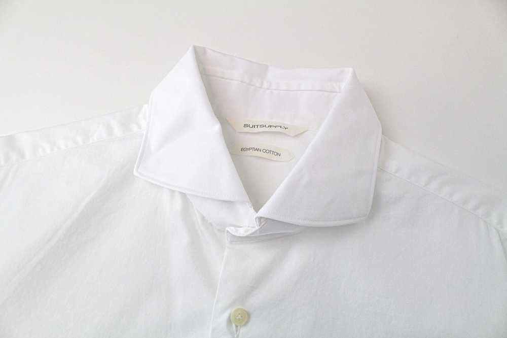 Suitsupply 41/16 Extra Slim White Egyptian Cotton… - image 3