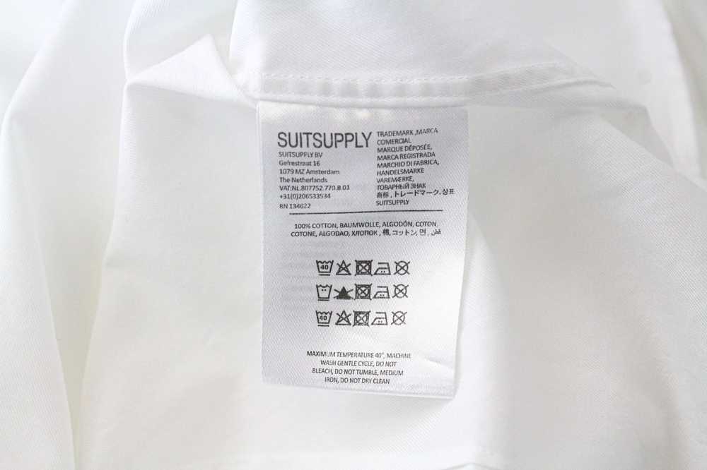 Suitsupply 41/16 Extra Slim White Egyptian Cotton… - image 6