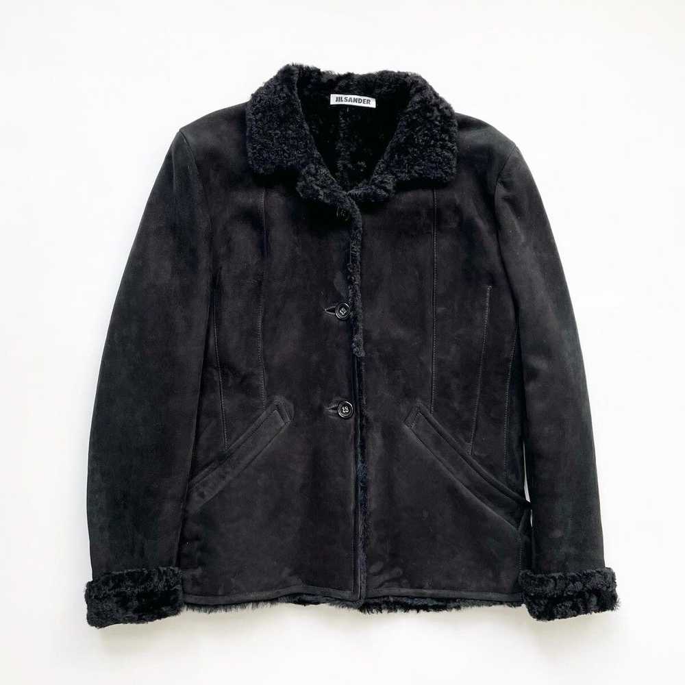 Jil Sander × Raf Simons Sample Black Shearling Ja… - image 1