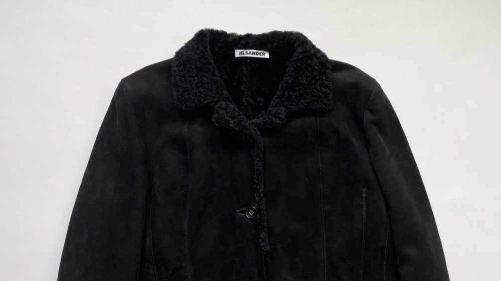 Jil Sander × Raf Simons Sample Black Shearling Ja… - image 2