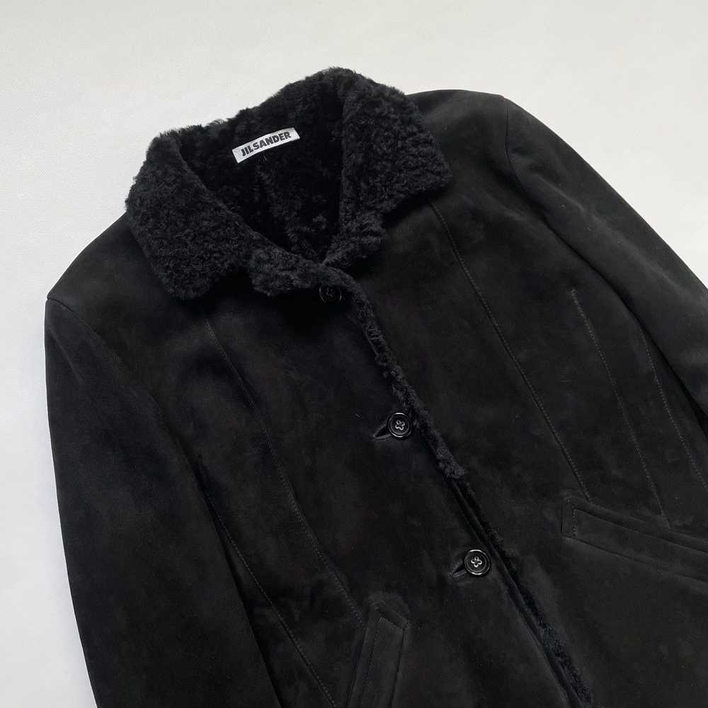 Jil Sander × Raf Simons Sample Black Shearling Ja… - image 5