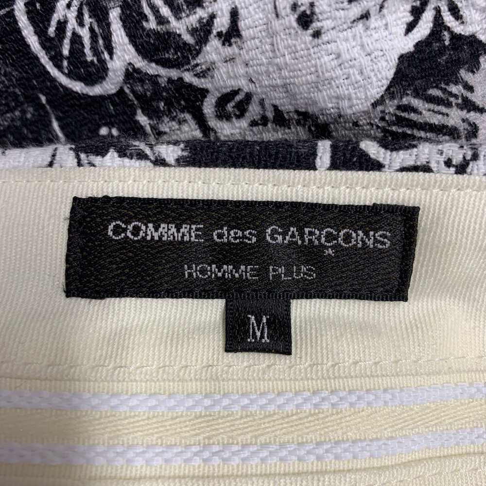 Comme Des Garcons Homme Plus 2021 Black White Flo… - image 4