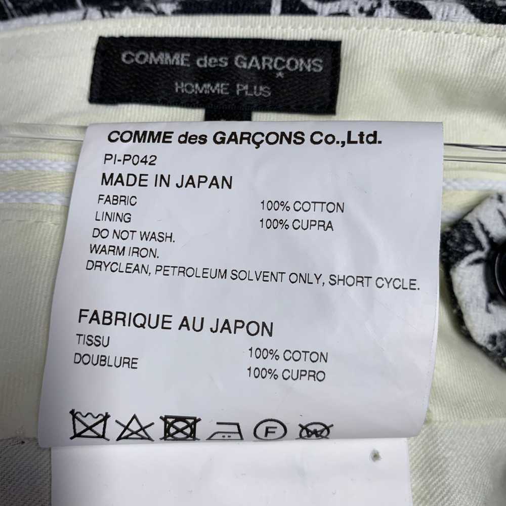 Comme Des Garcons Homme Plus 2021 Black White Flo… - image 5