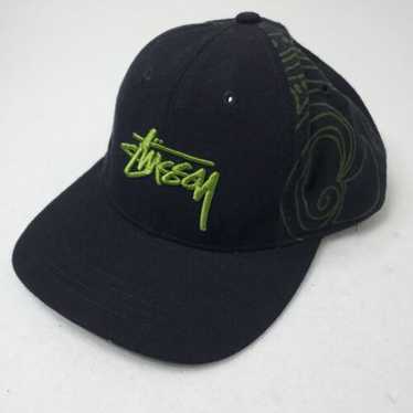 帽子 STUSSY BOX LOGO Cap 90s-00s Vtg 90s Stussy Hat Snapback Maroon pink Double SS Link