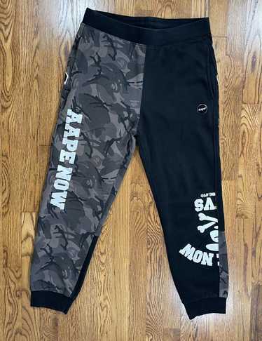 Aape AAPE By A Bathing Ape Logo Panelled Sweatpant