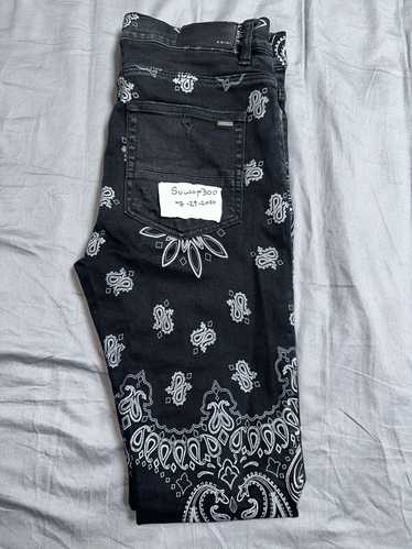 Amiri Sz 33 Amiri Bandana Jeans