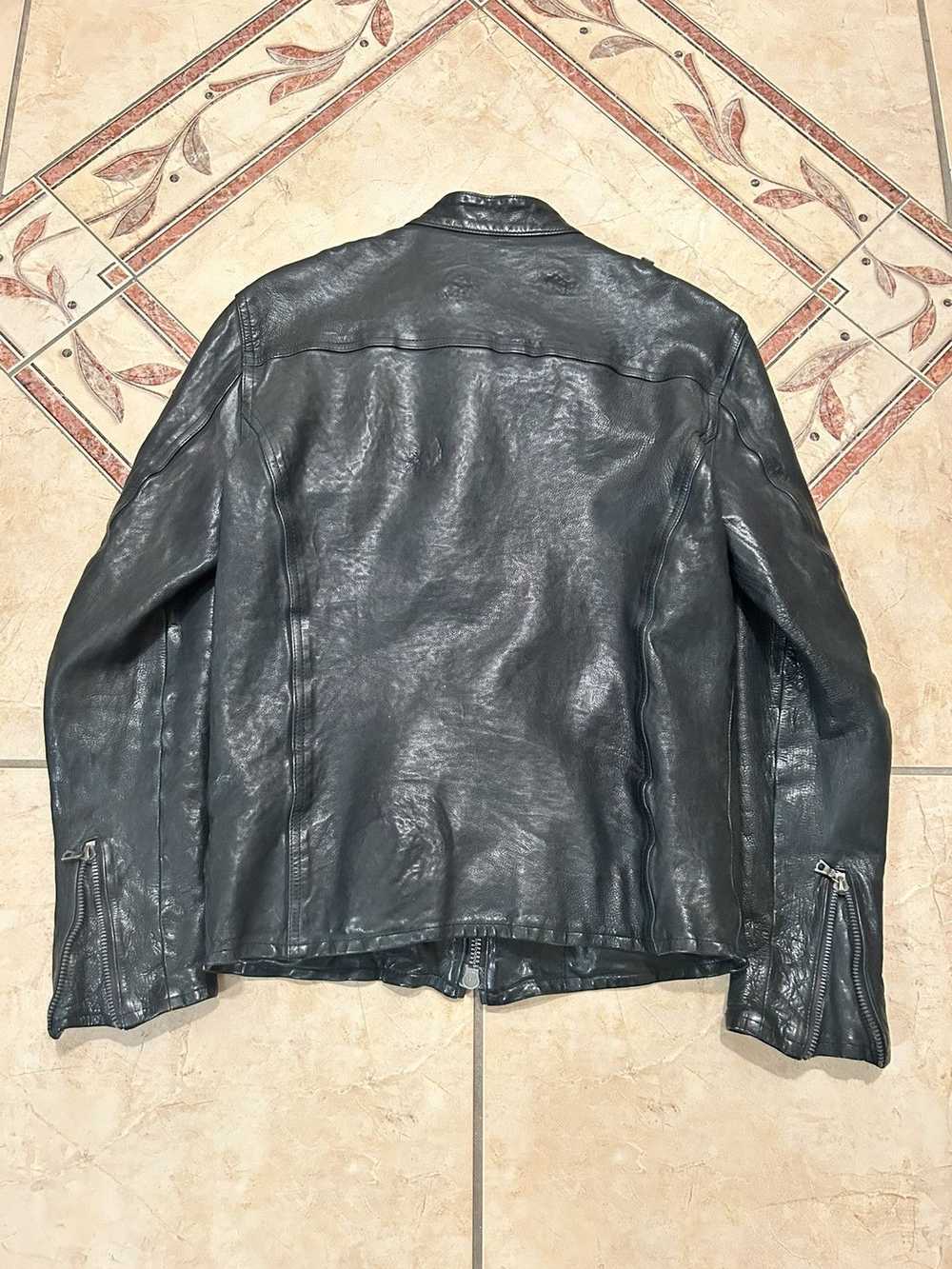 Isamu Katayama Backlash Backlash Leather jacket - image 4