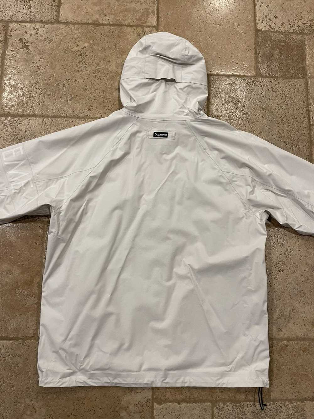 Supreme Supreme SS16 Apex Taped Seam White Jacket - image 7