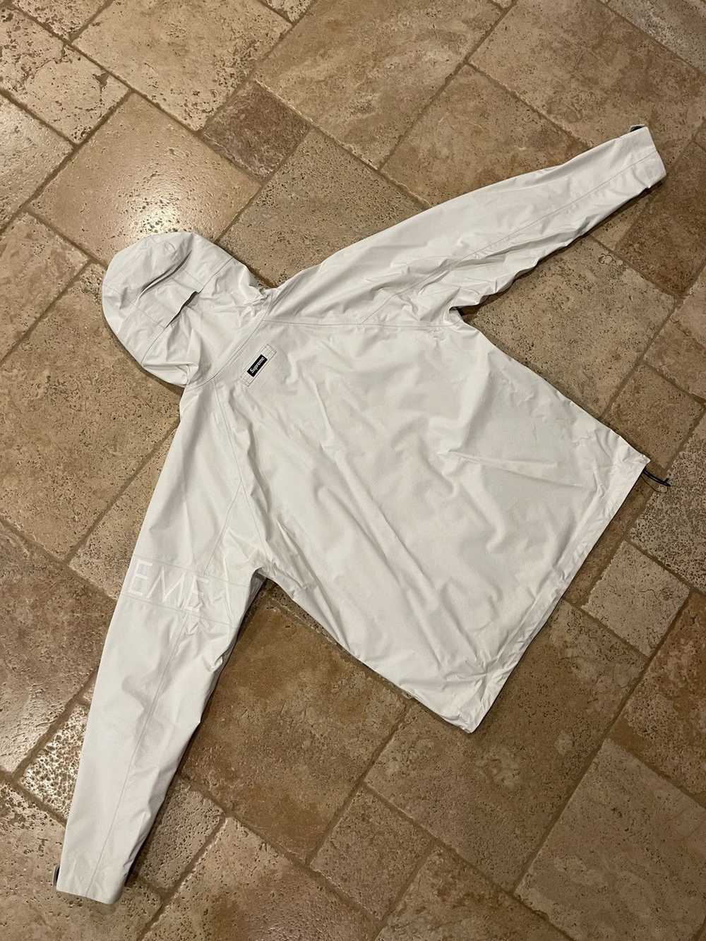 Supreme Supreme SS16 Apex Taped Seam White Jacket - image 8