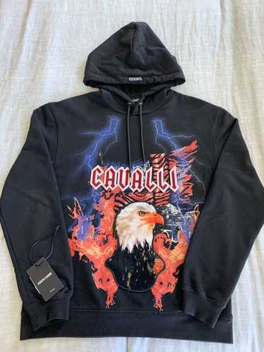 Roberto Cavalli Roberto Cavalli Eagle Graphic Hood