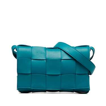 Blue Bottega Veneta Maxi Intrecciato Cassette Cro… - image 1