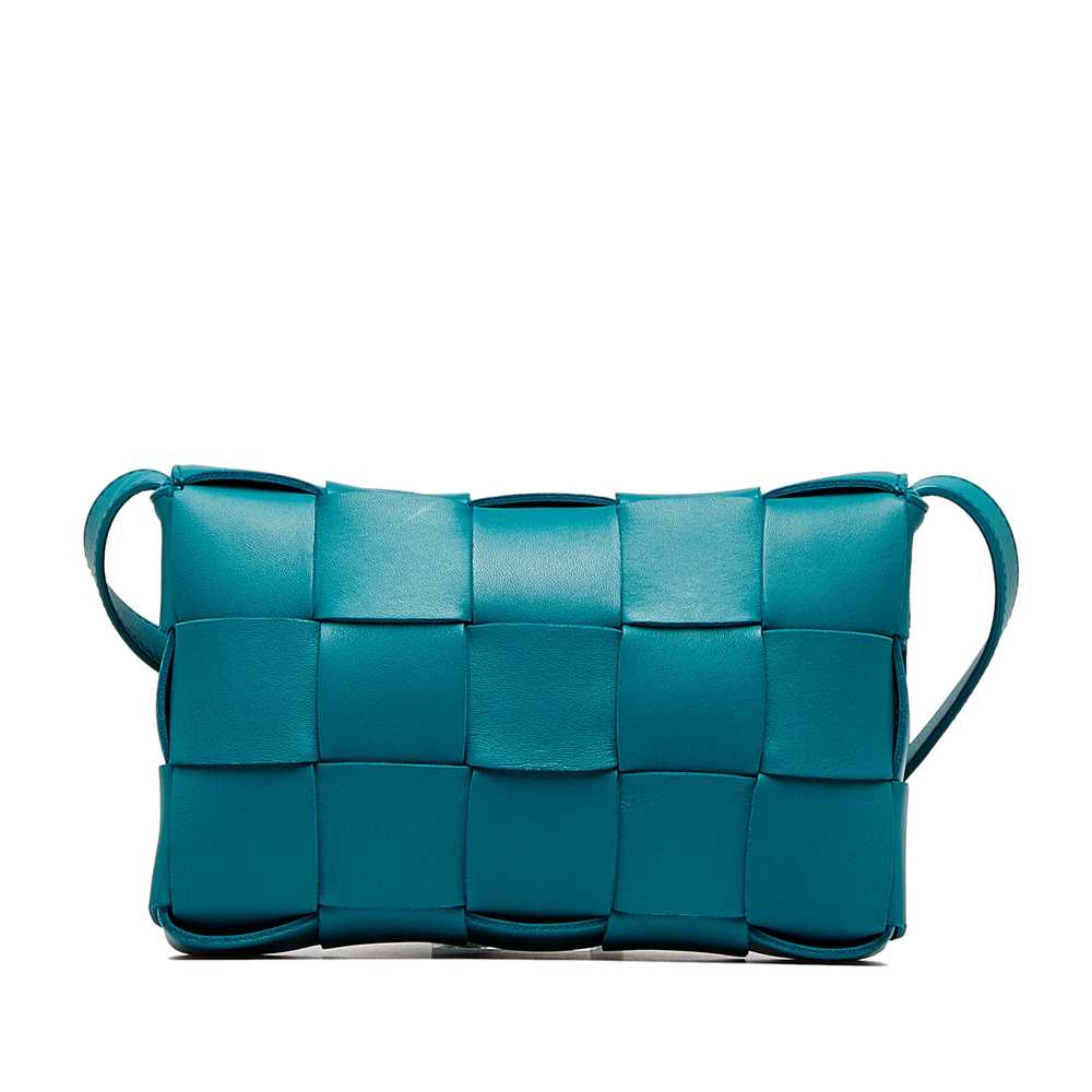 Blue Bottega Veneta Maxi Intrecciato Cassette Cro… - image 3