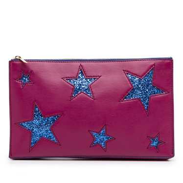 Pink Stella McCartney Stars Clutch