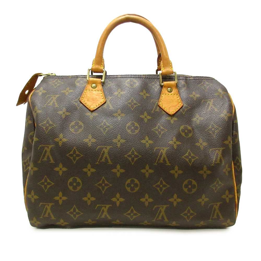 Brown Louis Vuitton Monogram Speedy 30 Boston Bag - image 3