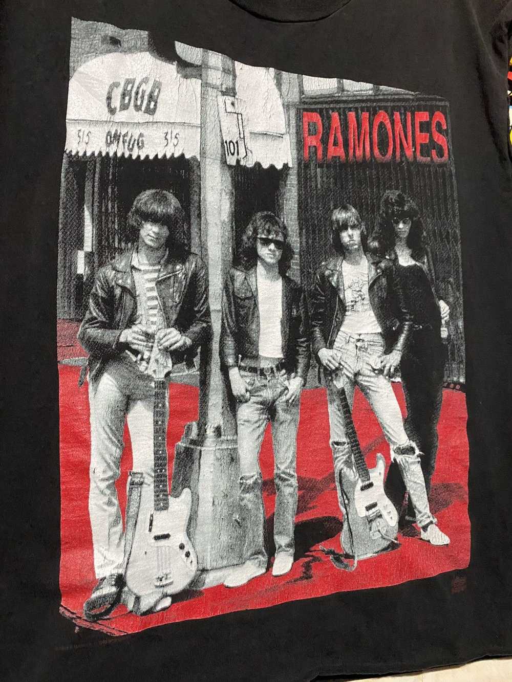 Band Tees × Vintage Vintage 90s Ramones Winterlan… - image 2