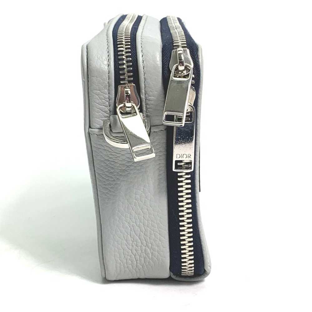 Dior CHRISTIAN DIOR logo bag double zip pocket Sh… - image 6