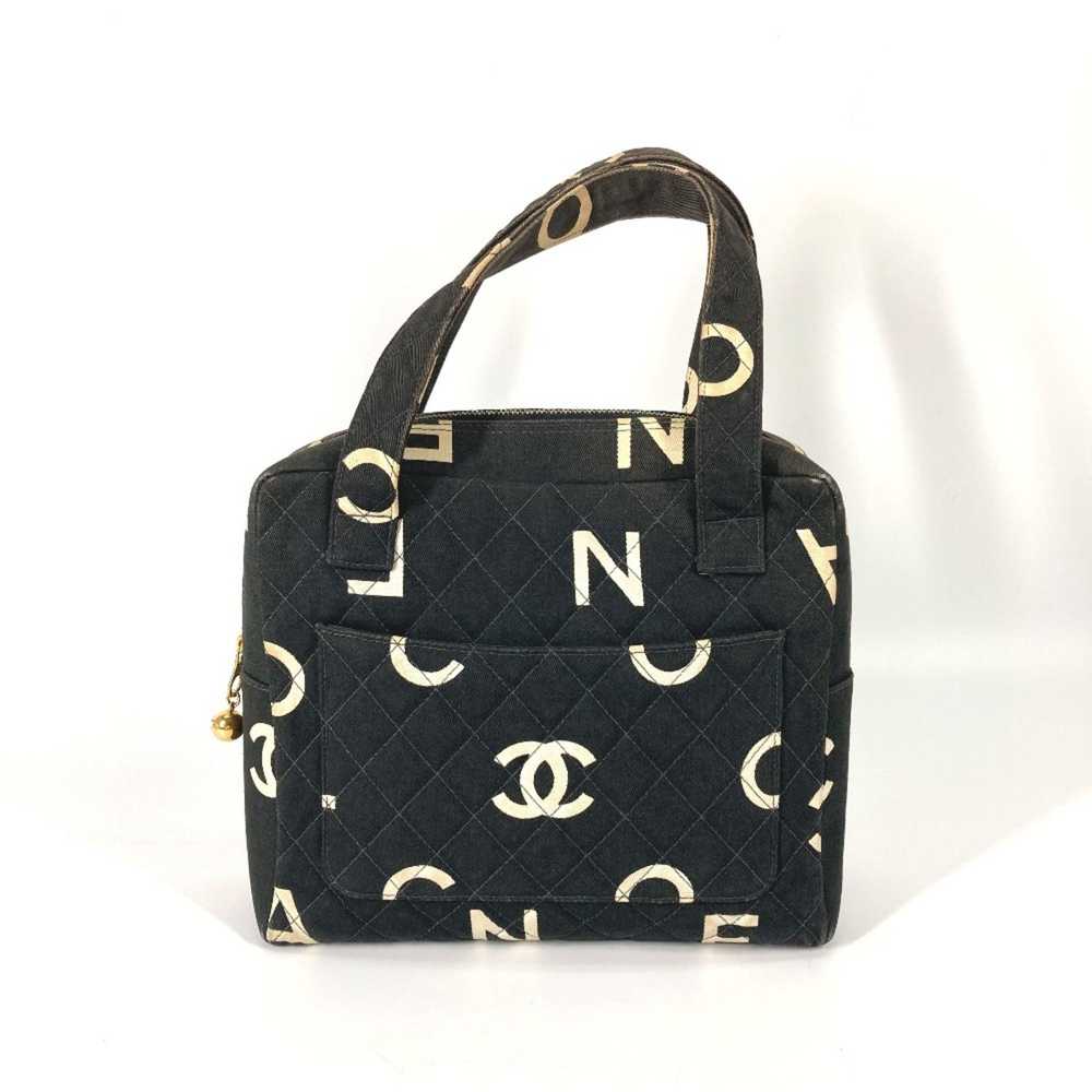 Chanel Chanel Bag Hand Bag Black White - image 1