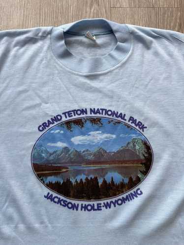 Vintage Vintage Jackson Hole Grand Tetons Tshirt