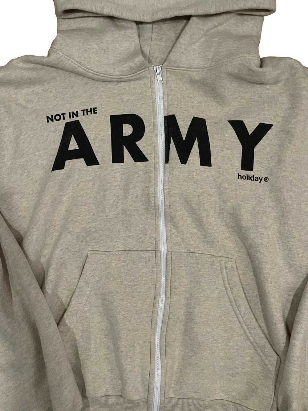 Holiday Brand Holiday Brand “Not in the Army” Zip… - image 4