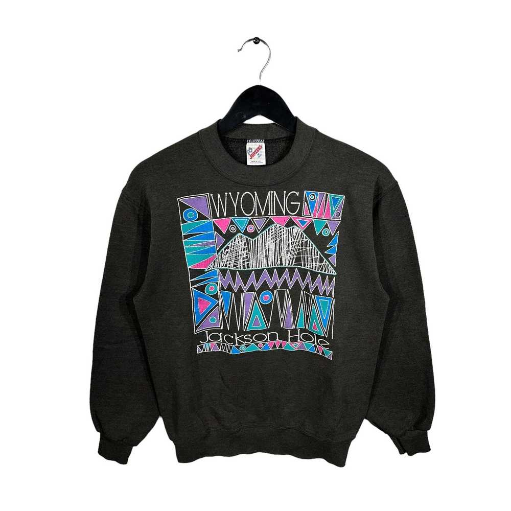 Vintage Vintage Wyoming Jackson Hole Crewneck - image 1