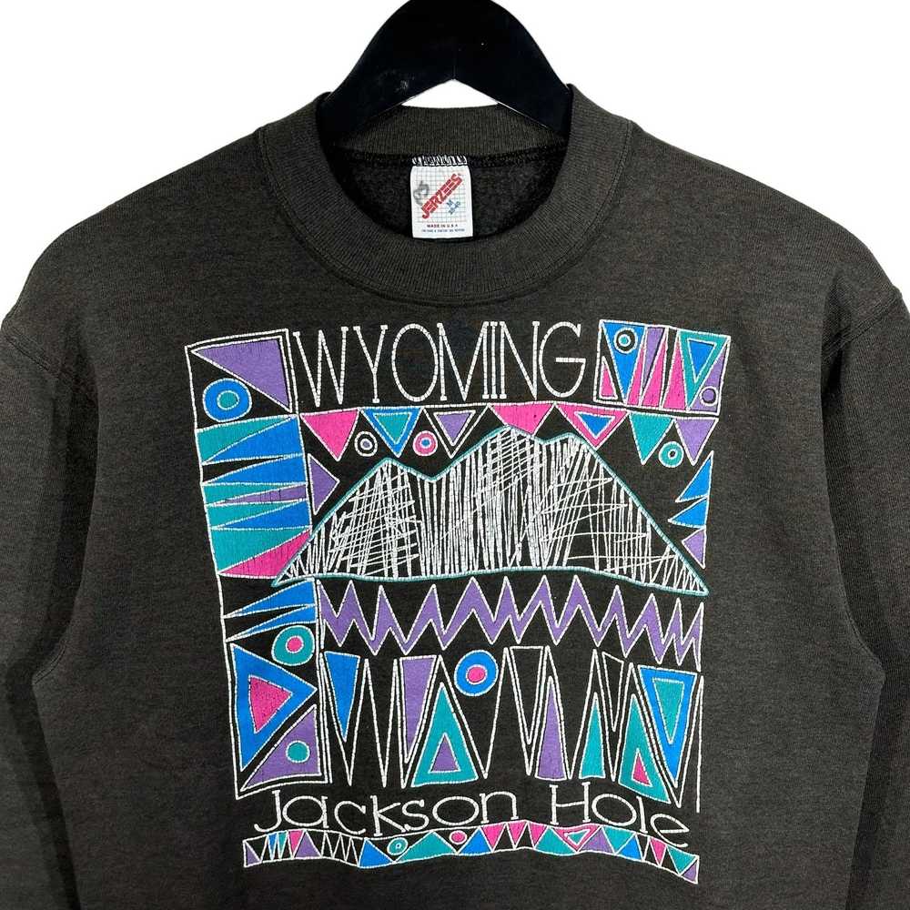 Vintage Vintage Wyoming Jackson Hole Crewneck - image 2